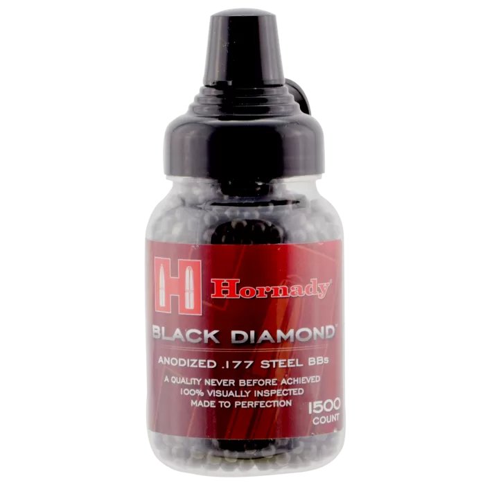 Umarex USA 2211056 Hornady Black Diamond .177 BB Steel 1500 Per Bottle Umarex USA 2211056 Hornady Black Diamond .177 BB Steel 1500 Per Bottle