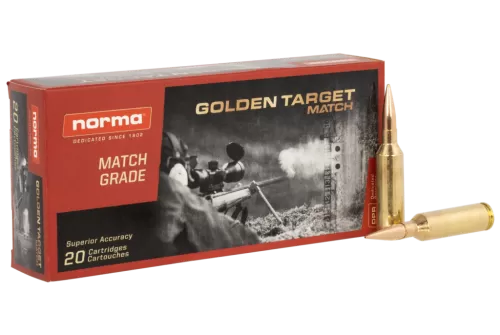 Norma Precision Golden Target 6.5 PRC 143gr, Hollow Point Boat-Tail, 20rd Box