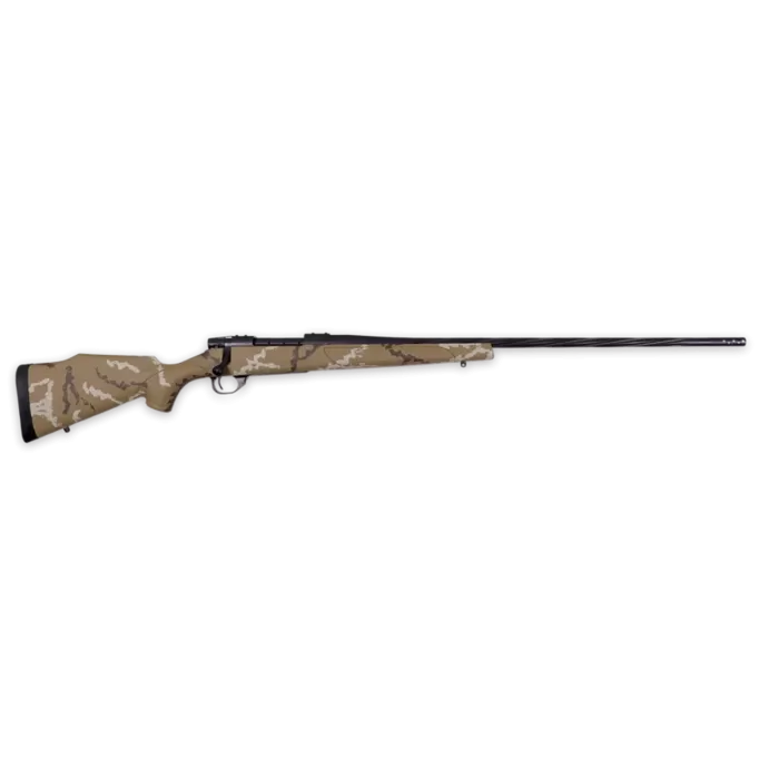 Weatherby Vanguard, 7mm Remington Magnum 26" 3+1 Tan w/Brown & White Sponge Graphite Black Cerakote
