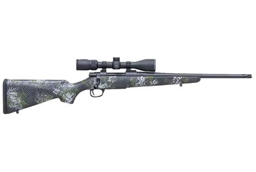 Howa M1500 6.5 Creedmoor, 16.25" Threaded Barrel, Gray/Green Sponge Carbon Fiber, Vortex Diamond Scope, 4rd
