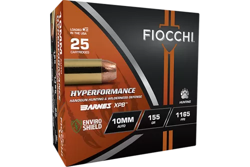 10mm Auto - 155 Grain SCHP - Fiocchi - 25 Rounds