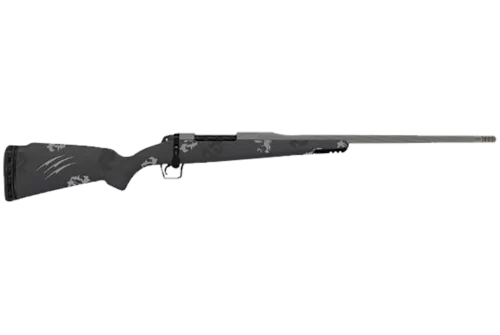Fierce Firearms TWROG300PRC22GP Twisted Rogue Mini 300 PRC 22" Tungsten Cerakote Steel Threaded Barrel, Drilled & Tapped Steel Receiver, LR Negative Comb Phantom Camo Carbon Fiber Stock