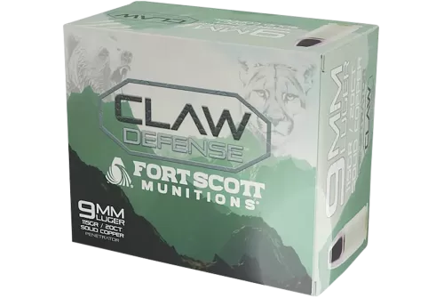 Fort Scott Munitions 9MM115SCVFNCD9mm Luger 115gr 20 Per Box/25 Case