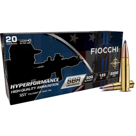 Fiocchi Hyperformance 300 Blackout 125 Gr SST 20 Rounds