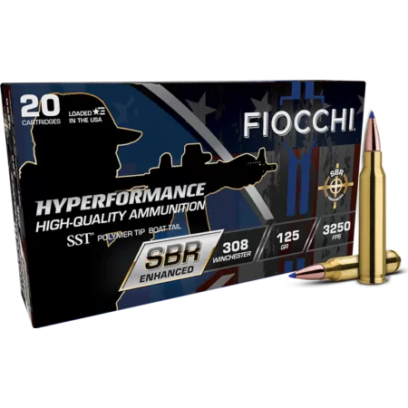 Fiocchi Hyperformance 308 Win 125 Gr SST 20 Rounds