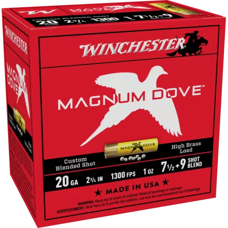 WIN MGNM DOVE 20GA 2.75" #7.5 25/250