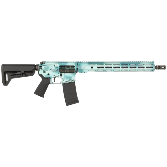 Shark Coast Tactical Anime 15 Series AR15 5.56mm 30rd,16" Barrel, Blue Cerakote