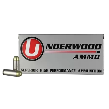 Underwood Ammo 10mm Auto 180 Grain Full Metal Jacket Nickel Plated Brass Cased Pistol Ammo, 50 Rounds, 241