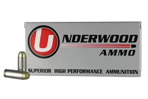 Underwood Ammo 10mm Auto 180 Grain Full Metal Jacket Nickel Plated Brass Cased Pistol Ammo, 50 Rounds, 241