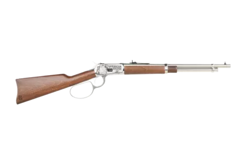 Heritage R92 American Revolution Rifle 45 Colt 18 in. Polished Stainless/Engraved 8 rd