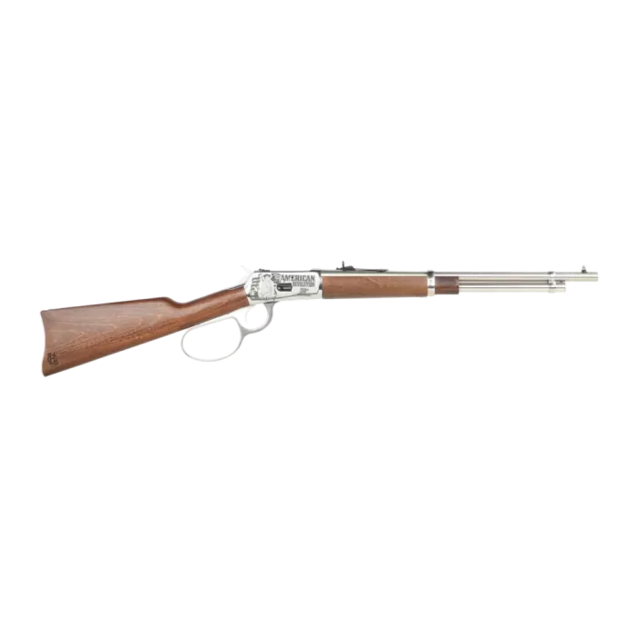 Heritage R92 American Revolution Rifle 45 Colt 18 in. Polished Stainless/Engraved 8 rd