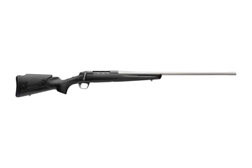 Browning 036118298 X-Bolt 2 Western Hunter Special Full Size 7mm PRC 3+1 24" Matte Stainless Threaded Barrel, Matte Stainless Steel Drilled & Tapped Receiver, Black Adj Comb Synthetic, Stock Right Han