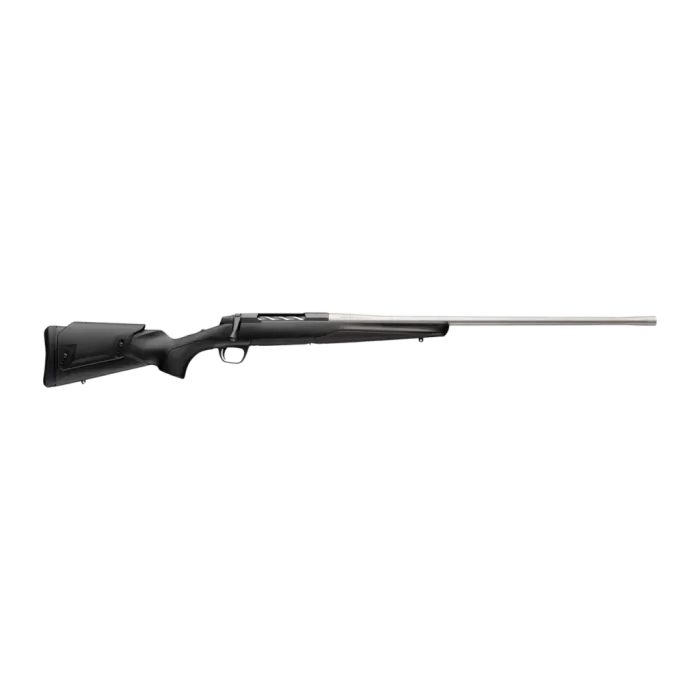 Browning 036118298 X-Bolt 2 Western Hunter Special Full Size 7mm PRC 3+1 24" Matte Stainless Threaded Barrel, Matte Stainless Steel Drilled & Tapped Receiver, Black Adj Comb Synthetic, Stock Right Han