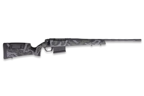 Weatherby 3WRX225RWR4B 307 Range XP 2.0 25 WBY RPM 5+1 22" +2" Graphite Black Cerakote Fluted Threaded Barrel, Steel Drilled & Tapped Receiver, Black w/Gray & Green Sponge Accents Adj Cheek Piece & LO