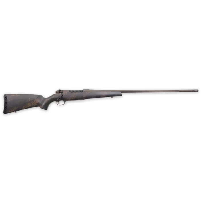 Weatherby MBC20N25CMR4B Mark V Backcountry 2.0 25 Creedmoor 4+1 22" Patriot Brown Cerakote Fluted Threaded Barrel, Steel Drilled & Tapped Receiver, Carbon Fiber w/Brown & Dark Green Sponge Accents Fix