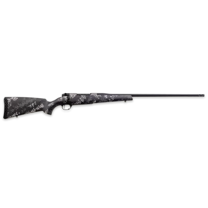 Weatherby MBT20N25CMR4B Mark V Backcountry 2.0 Ti 25 Creedmoor 4+1 22" Graphite Black Cerakote Fluted Threaded Barrel, Titanium Drilled & Tapped Receiver, Carbon Fiber w/Gray & White Sponge Accents Fi