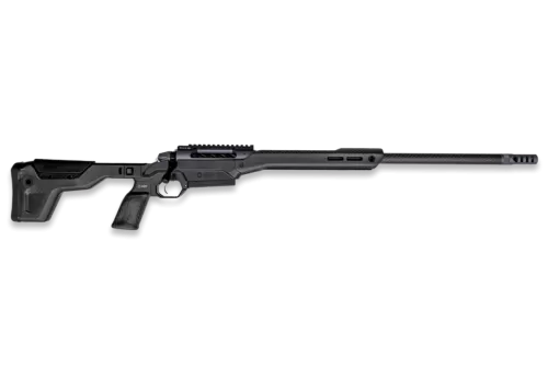 Weatherby 3WAMC25CMR4B 307 Alpine MDT Carbon 25 Creedmoor 3+1 22" Carbon Fiber Threaded Barrel, Carbon Gray Cerakote Steel Receiver w/Picatinny Rail, Arca Rail Forend, Black HNT26 MDT Chassis Carbon F