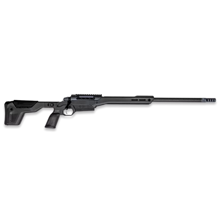 Weatherby 3WAMC25CMR4B 307 Alpine MDT Carbon 25 Creedmoor 3+1 22" Carbon Fiber Threaded Barrel, Carbon Gray Cerakote Steel Receiver w/Picatinny Rail, Arca Rail Forend, Black HNT26 MDT Chassis Carbon F