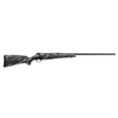 Weatherby MBT20N338WL6B Mark V Backcountry 2.0 Ti Full Size 338 WBY RPM 4+1 24" + 2" Graphite Black Cerakote Fluted Threaded Barrel, Titanium Drilled & Tapped Receiver, Fixed Peak 44 Blacktooth Carbon
