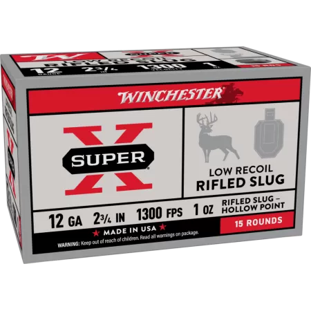WIN SPR-X 12GA 2.75" RIF SLUG 15/150