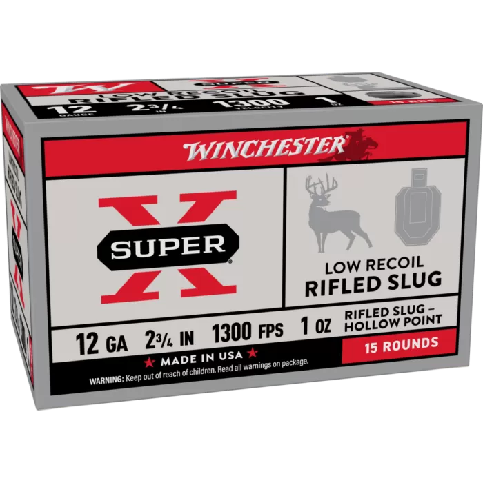 WIN SPR-X 12GA 2.75" RIF SLUG 15/150