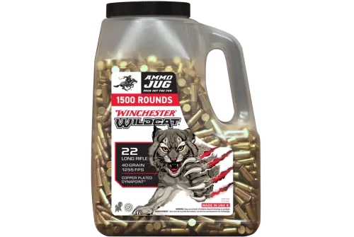 Winchester Wildcat 22 LR 40gr Copper Plated 1500rd JUG 3BX/C