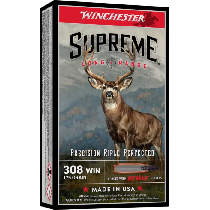 WIN S308BC 308WIN 175GR BC MAX 20/10 WIN S308BC 308WIN 175GR BC MAX 20/10