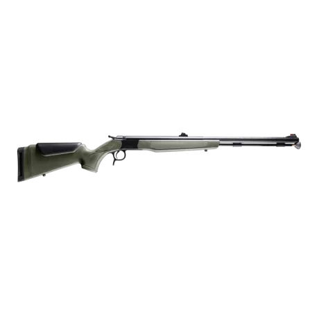 CVA Optima Northwest 50 Caliber 26" Black Nitride Single Shot Barrel, Black Nitride Drilled & Tapped Stainless Steel Receiver, Adj Comb Olive Drab Green Synthetic Stock