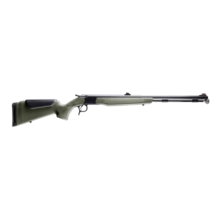 CVA Optima Northwest 50 Caliber 26" Black Nitride Single Shot Barrel, Black Nitride Drilled & Tapped Stainless Steel Receiver, Adj Comb Olive Drab Green Synthetic Stock