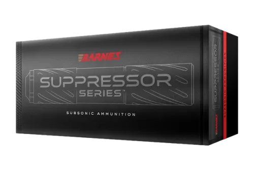 Barnes Suppressor Series Sierra MatchKing Ammunition 8.6 Blackout 300gr HPBT 1025 fps 20/ct