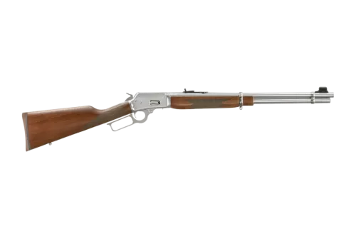Marlin 1894 Classic, 250th Anniversary, , 45 Colt, 20" Barrel, Satin Stainless, American Walnut Stock, Brass Bead W/Hood Front and Semi-Buckhorn Rear 10rd