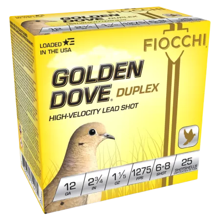FIO 12DD1568  GLD DOVE   12 2.75 6+8   1-1/5 25/10