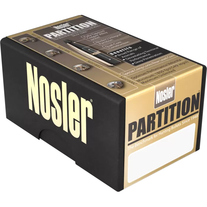 Nosler Trophy Grade, Nos 60134 33 Nos 250 Partition 20rds Nosler Trophy Grade, Nos 60134 33 Nos 250 Partition 20rds