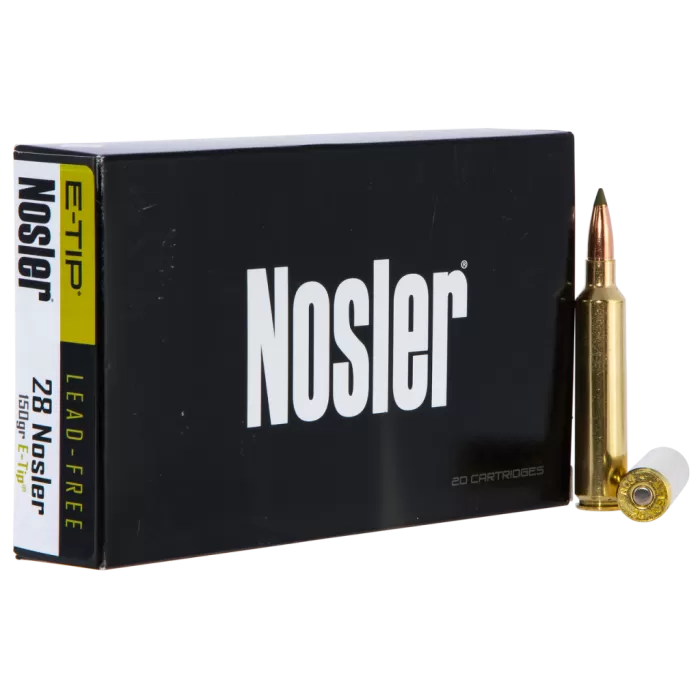 Nosler E-Tip 28 Nosler 150 gr E Tip Lead Free - 40039 Nosler E-Tip 28 Nosler 150 gr E Tip Lead Free - 40039