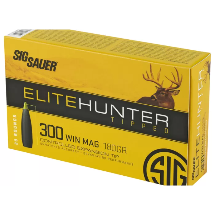 Sig Sauer Platinum Hunter 300 Winchester Magnum, 180gr, Elite Accubond Hunting, 20rd Box