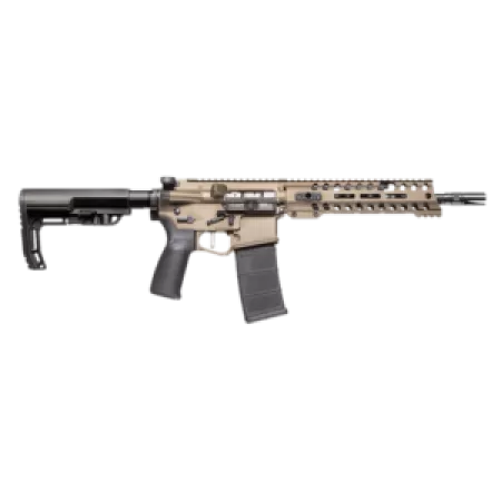 Patriot Ordnance Factory 01441 Renegade+ SBR Direct Impingement 300 Blackout 10.50" Rail Burnt Bronze Cerakote