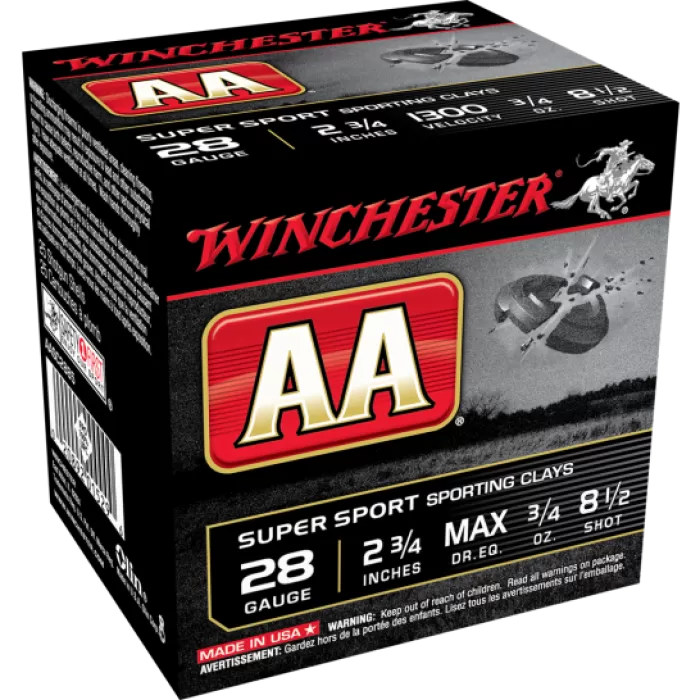 Winchester Ammo AA Target Loads 28 Gauge 2.75 Winchester Ammo AA Target Loads 28 Gauge 2.75