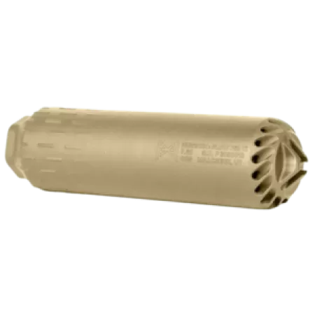 Huxwrx 2747 FLOW 762 TI  30 Cal (7.62mm), 6.70" FDE Titanium, 5/8"-24 tpi DT Mount