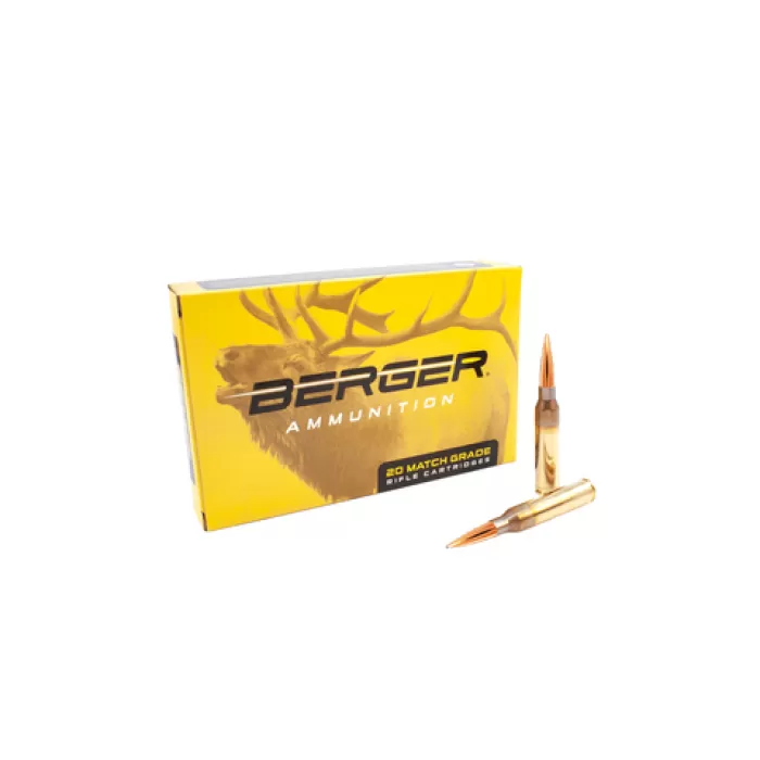 Berger Ammunition: 7mm PRC, 175gr, Elite Hunter, 20/Box Berger Ammunition: 7mm PRC, 175gr, Elite Hunter, 20/Box