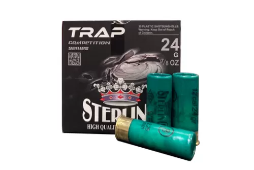 Sterling TRAP Competition 12 Gauge #8 Shot Case Length 2 3/4 24g BOX25 UPC: 8698779963941