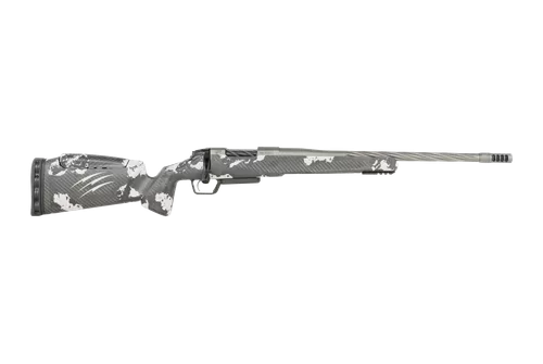 Fierce Firearms RIVSSX22CM18GP Twisted Rival XP 2.0 22 Creedmoor 3+1 18" Glacier Cerakote Spiral Fluted Threaded Barrel, Stainless Steel Drilled & Tapped Receiver, Arca Rail Forend, Phantom Camo Push