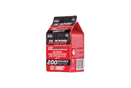CCI Blazer Rimfire 22 LR, 38gr, Lead Round Nose, 200rd Pack