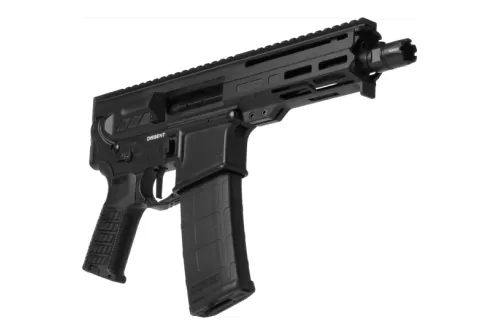 CMMG Dissent 5.56x45mm, 6.5" Barrel, Cerakote, Armor Black, Manual Safety, 30rd