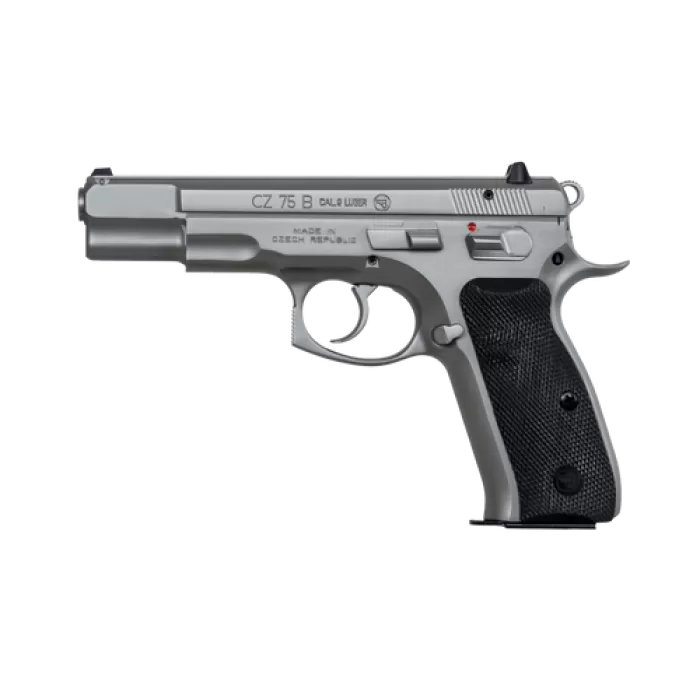 CZ 75 B Matte Stainless – 9 MM Pistol - 91128 CZ 75 B Matte Stainless – 9 MM Pistol - 91128