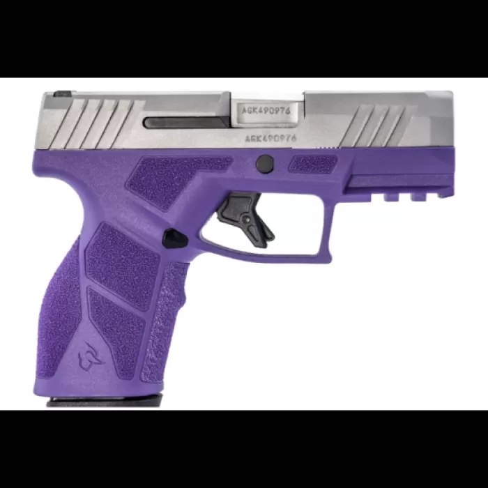 Taurus GX2 3.38" 9MM Pistol W/ (2)13rd Mags, Dark Purple/SS