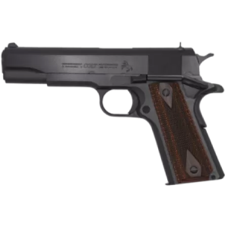 Colt Mfg O1911C38RB Government  38 Super 9+1 5" National Match Barrel, Blued Carbon Steel Serrated Slide, Blued Carbon Steel Frame w/Beavertail