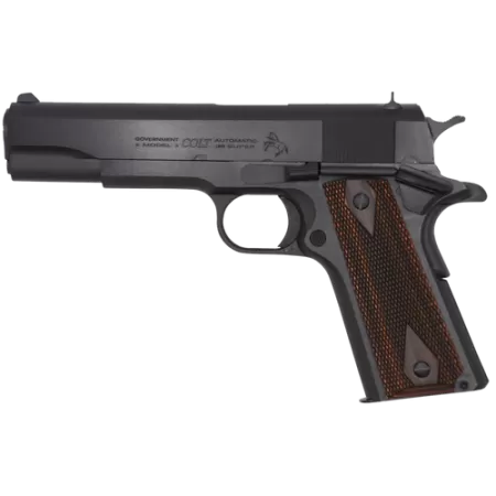 Colt Mfg O1911C38RB Government  38 Super 9+1 5" National Match Barrel, Blued Carbon Steel Serrated Slide, Blued Carbon Steel Frame w/Beavertail
