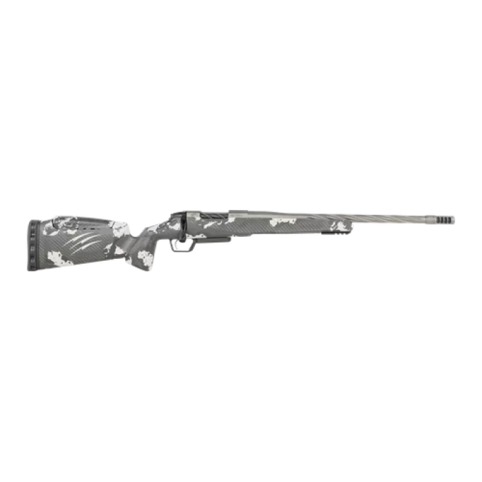 Fierce Firearms RIVSSX25CM22GP Twisted Rival XP 2.0 25 Creedmoor 3+1 22" Glacier Cerakote Spiral Fluted Threaded Barrel, Stainless Steel Drilled & Tapped Receiver, Arca Rail Forend, Phantom Camo Push