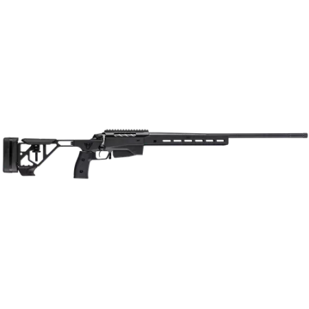 Tikka JRTXAGB37024 T3x Ace Game 7mm Rem 10+1 24" Fluted Threaded Barrel, Black Cerakote Picatinny Rail Aluminum Receiver, M-LOK Handguard, Adjustable Aluminum Stock, Black Polymer Grip