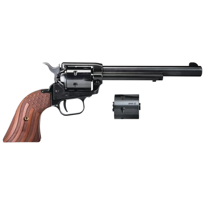 Heritage Rough Rider American Flag Single-Action Revolver Two-Cylinder Combo